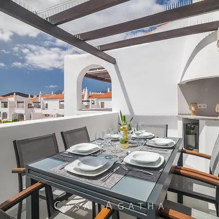 דירה Casa Agatha - 3 Terraces, Ac, Tv Channels, 2 Bedrooms & Bathrooms, Heated Pool סן מיגל דה אבונה